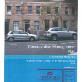 Conservation management plan - 41 Kent Street Millers Point, 2014