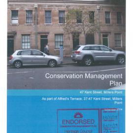 Conservation management plan - 47 Kent Street Millers Point, 2014