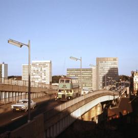 Site Fence Image - Cahill Expressway Sydney, view east, 1979