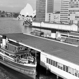 Site Fence Image - Circular Quay Sydney, view north-east, 1970