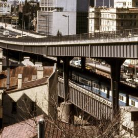 Fascia Image - Cahill Expressway Sydney, view east, 1975