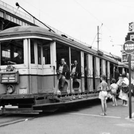 Site Fence Image - Alfred Street, between Loftus Street and Pitt Street Sydney, 1958