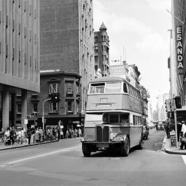 Site Fence Image - George Street, view south from Margaret Street Sydney, 1970