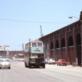 Site Fence Image - View south, Hickson Road Millers Point, 1969