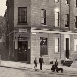 Fascia Image - Hero of Waterloo Hotel, Lower Fort and Windmill Streets Millers Point, circa 1907