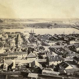 Site Fence Image - View west from Sydney Town Hall clock tower, 1873