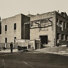 Site Fence Image - Day Street at the corner of James Street Sydney, 1928