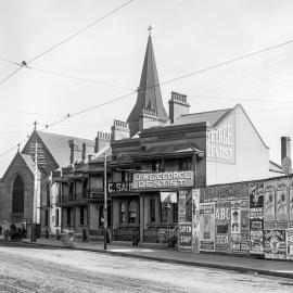Site Fence Image - Pitt Street, view south-west from Rawson Place Haymarket, circa 1902