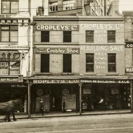 Site Fence Image - George Street, south of Rawson Place Haymarket, 1918