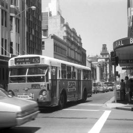 Site Fence Image - Castlereagh Street, view south from Bathurst Street Sydney, 1980