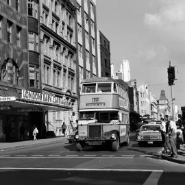 Site Fence Image - Castlereagh Street, view south from Park Street Sydney, 1969