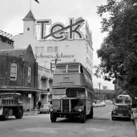 Site Fence Image - Cumberland Street, view south from Essex Street The Rocks, 1970