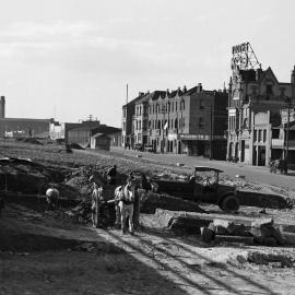 Site Fence Image - Construction of the King George V Memorial Park, The Rocks, 1936