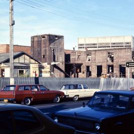 Site Fence Image - Botany Road near the corner of Bourke Street Waterloo, circa 1977