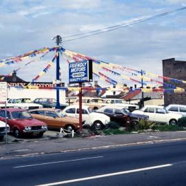 Site Fence Image - Friendly Motors, Botany Road Zetland, circa 1977