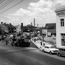 Site Fence Image - Bourke Street, view south from Elizabeth Street Zetland, 1961