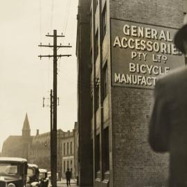 Site Fence Image - Buckland Street, view north from Levey Street Chippendale, 1940