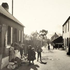 Site Fence Image - Blackwattle Resumption, between Broadway, Bay Street and Blackwattle Lane Ultimo, circa 1906