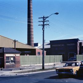 Site Fence Image - Huntley Street, at the corner of Bourke Road Alexandria, circa 1977
