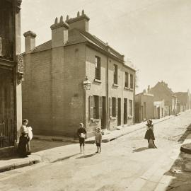 Site Fence Image - McElhone Street, view north from Sydney Place Woolloomooloo, 1912