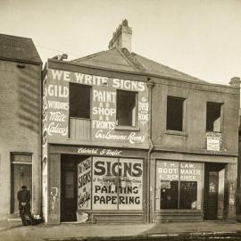 Site Fence Image - Elizabeth Street near Devonshire Street Surry Hills, 1917