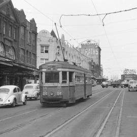 Site Fence Image - Oxford Street, view south-east near Crown Street Darlinghurst, 1960