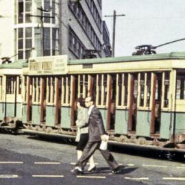 Fascia Image - View south at the corner of Elizabeth and Chalmers Streets Surry Hills, 1957