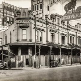 Site Fence Image - At the corner of Elizabeth and Kippax Streets Surry Hills, 1928