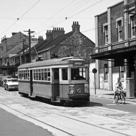 Site Fence Image - Cleveland Street, view east from Bourke Street Surry Hills, 1960