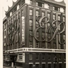 Philips House decorated for royal visit of Queen Elizabeth II, Clarence Street Sydney, 1954