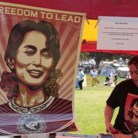 Human Rights Stall, Victoria Park, Mardi Gras Fair Day, 2012