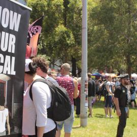 Know your local signage, Victoria Park, Mardi Gras Fair Day, 2012