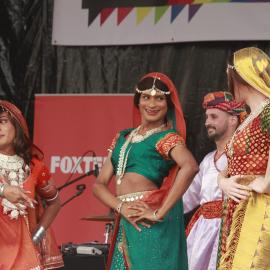 Mainstage, Asian and Indian performance group, Victoria Park, Mardi Gras Fair Day, 2012