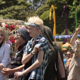 Fashions of the day at Victoria Park, Mardi Gras Fair Day, 2012