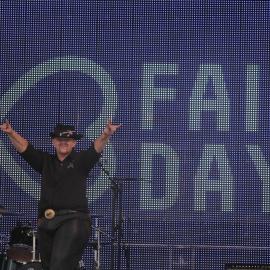 Drag King performing, Victoria Park, Mardi Gras Fair Day, 2012