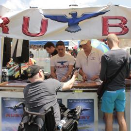 Ruby Trance Music stall, Victoria Park, Mardi Gras Fair Day, 2012