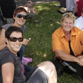 Enjoying the day, Victoria Park, Mardi Gras Fair Day, 2012