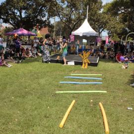 Main dog show competition area, Victoria Park, Mardi Gras Fair Day, 2012