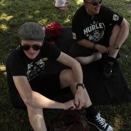 DOBs take a break, Victoria Park, Mardi Gras Fair Day, 2012