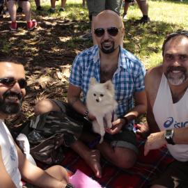 Young hairy bears, Victoria Park, Mardi Gras Fair Day, 2012