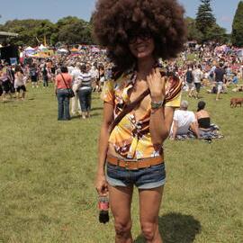 Big wig, Mardi Gras Fair Day 2012