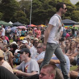 Crowds at Victoria Park, Mardi Gras Fair Day, 2012