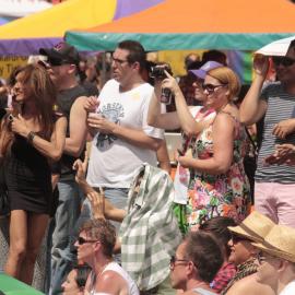 Crowds at Victoria Park, Mardi Gras Fair Day, 2012