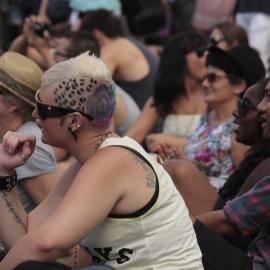 Leopard hair, Victoria Park, Mardi Gras Fair Day, 2012