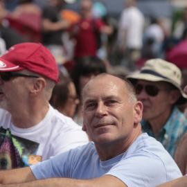 Crowd shot, Victoria Park, Mardi Gras Fair Day, 2012
