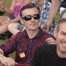 Nail and Matthew, Victoria Park, Mardi Gras Fair Day, 2012