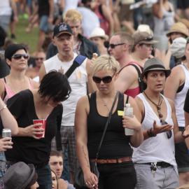 Crowds at Victoria Park, Mardi Gras Fair Day, 2012