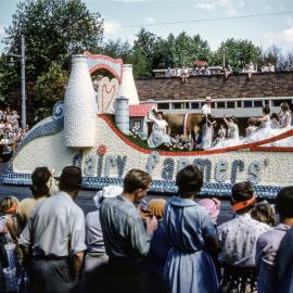 Waratah Spring Festival parade, Park Street Sydney, circa 1957