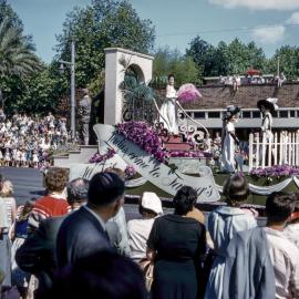 Waratah Spring Festival parade, Park Street Sydney, circa 1957