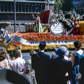 Waratah Spring Festival parade, Park Street Sydney, circa 1957
